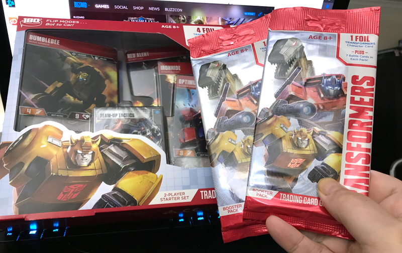 It’s kind of silly, how big the booster packs have to be to accommodate a single character card.